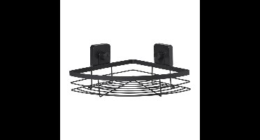 Badkamerrekje hoek - zwart - 5.5x22.5x31 cm