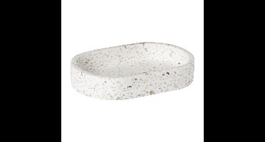 Zeepbakje Terrazzo - wit - 2x13x9 cm