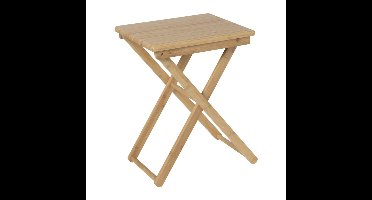 Klaptafel beibu - bamboe - naturel - 42x30x52 cm