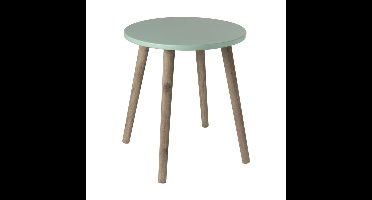 Bijzettafel Salvador - groen/bruin - ø36x41 cm