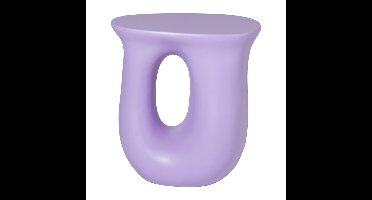 Bijzettafel pop-art eye - lila - 45x41x31 cm