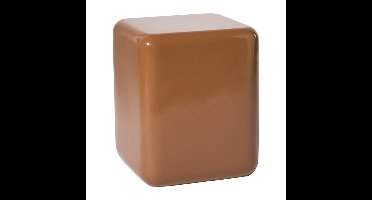 Bijzettafel carre - terra - 40x33x33 cm