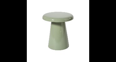 Bijzettafel metaal klein - groen - ø30x33 cm