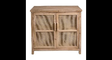 Webbing kast Bandung - naturel - 72x80.5x39 cm