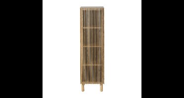 Kast Japandi smal - bruin - 145x40x33 cm