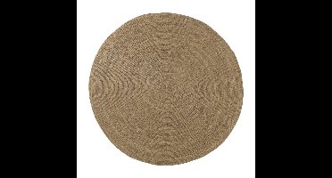 Vloerkleed riet - bruin - ø120 cm