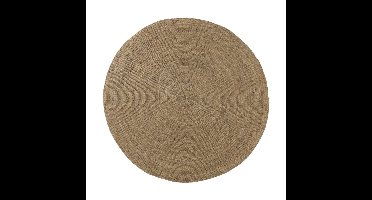 Vloerkleed riet - bruin - ø150 cm