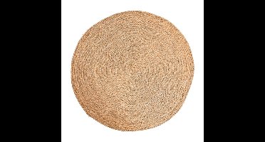 Vloerkleed riet - bruin - 87 cm