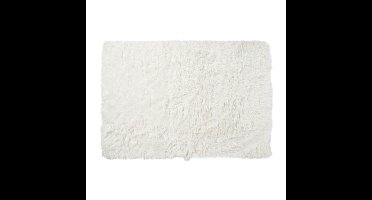 Vloerkleed fluffy - wit - 120x180 cm