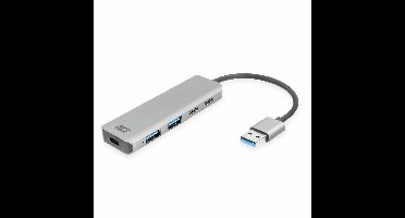 ACT AC6125 USB-A hub USB-C power poort