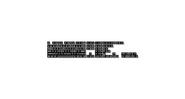 Keychron Double Shot KSA Keycaps zwart