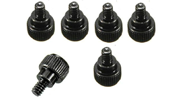 Duimschroeven voor PC behuizing zwart