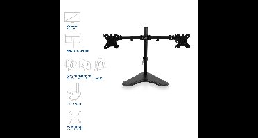ACT AC8320 dubbele monitorsteun