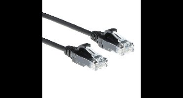 ACT CAT6 U/UTP kabel 0,5m zwart