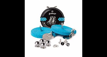 Quickshoelaces Casual collectie 120 cm lang turquoise