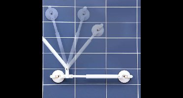 Handrail met verstelbare hoek vast 350 mm