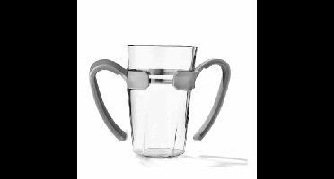 Vitility Cup beker transparant met dubbel handvat