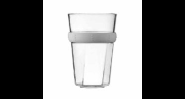 Vitility Cup beker tranparant met bekerring Grijs