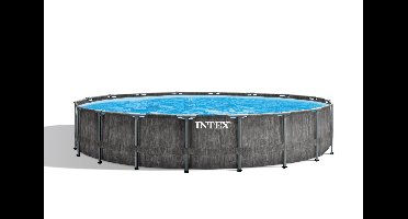 Intex Greywood Prism Frame zwembad met pomp - 549 x 122 cm
