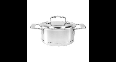 Demeyere Silver 7 Kookpan met dubbelwandig deksel 16 cm / 1,5 l - Silver 7 - Demeyere