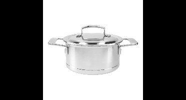 Demeyere Silver 7 Kookpan met dubbelwandig deksel 18 cm / 2,2 l - Silver 7 - Demeyere