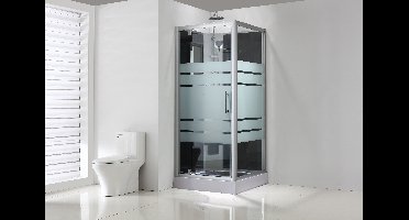 Xellanz Thermo complete douchecabine 90x90x228 alu 5mm glas