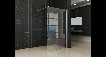 Xellanz inloopdouche + muurprofiel 1100x2000 10mm NANO glas