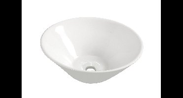 Xellanz Circle waskom rond 42 x 15 cm keramiek glans wit