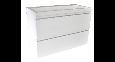 Xellanz onderkast 80cmx36cm zo.wastafel wit