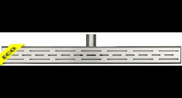 Xellanz Eco douchegoot met rooster 100 x 7 cm RVS