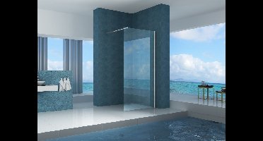 Xellanz Eco Inloopdouche + muurprofiel 700x2000, 8 mm Nano