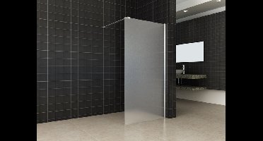 Xellanz inloopdouche+muurprofiel 1000x2000 10mm NANO geheel matglas