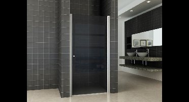 Xellanz nisdeur met profiel 1000x2000 8mm NANO rookglas