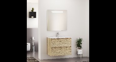 Xellanz SEPHIA compleet badmeubel 80cm nature