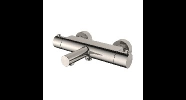 Xellanz Style thermostatische badmengkraan cooltouch geborsteld staal