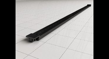 Xellanz Horizon stabilisatiestang 120cm voor inloopdouche mat zwart