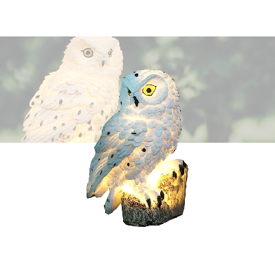 Solar LED Verlichte Uil - Zonne-energie